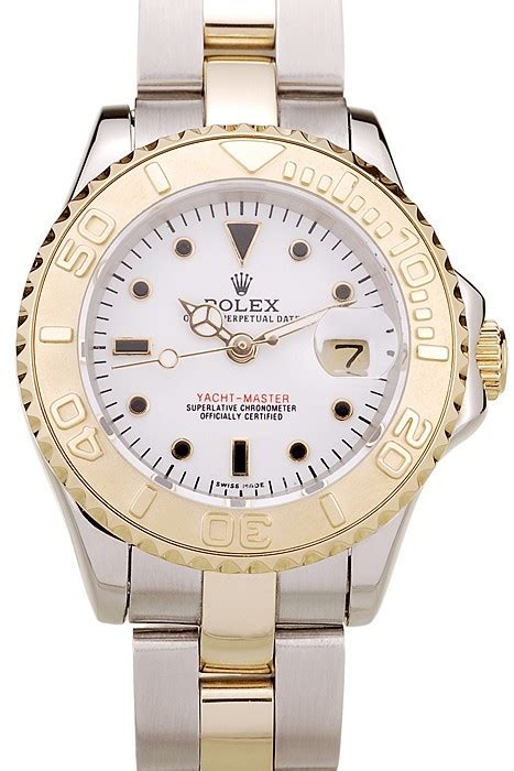 rolex yachtmaster gold tachymeter white dial|Rolex yacht master ii.